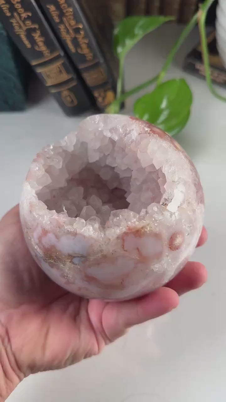 Druzy Pink Amethyst Agate Crystal Sphere, Healing Sphere, Crystal Sphere, Chakra Healing, Reiki Healing Altar Calm Trust Grace