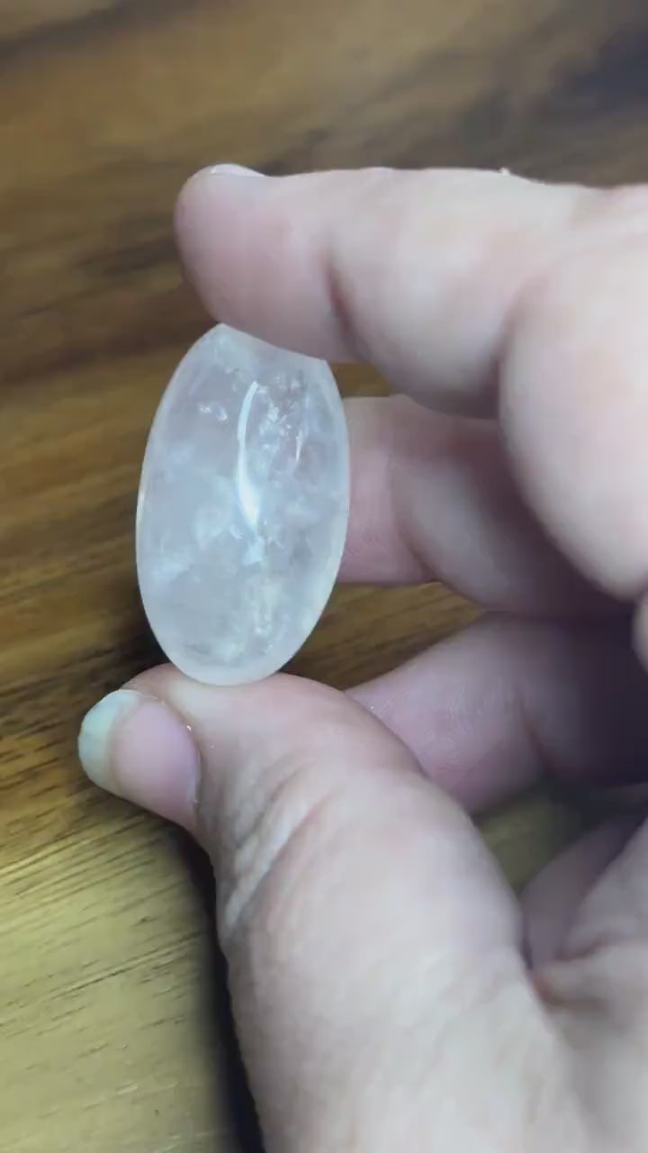 Star Rose Quartz Tumble | High Quality Crystal | Rose Quartz | US Seller