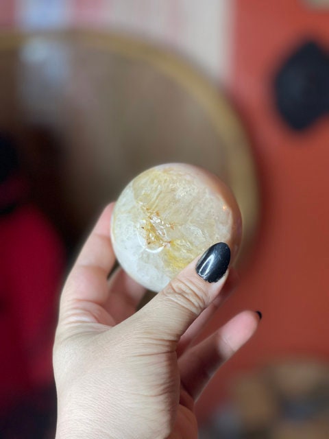 Druzy Pink Amethyst Agate Crystal Sphere