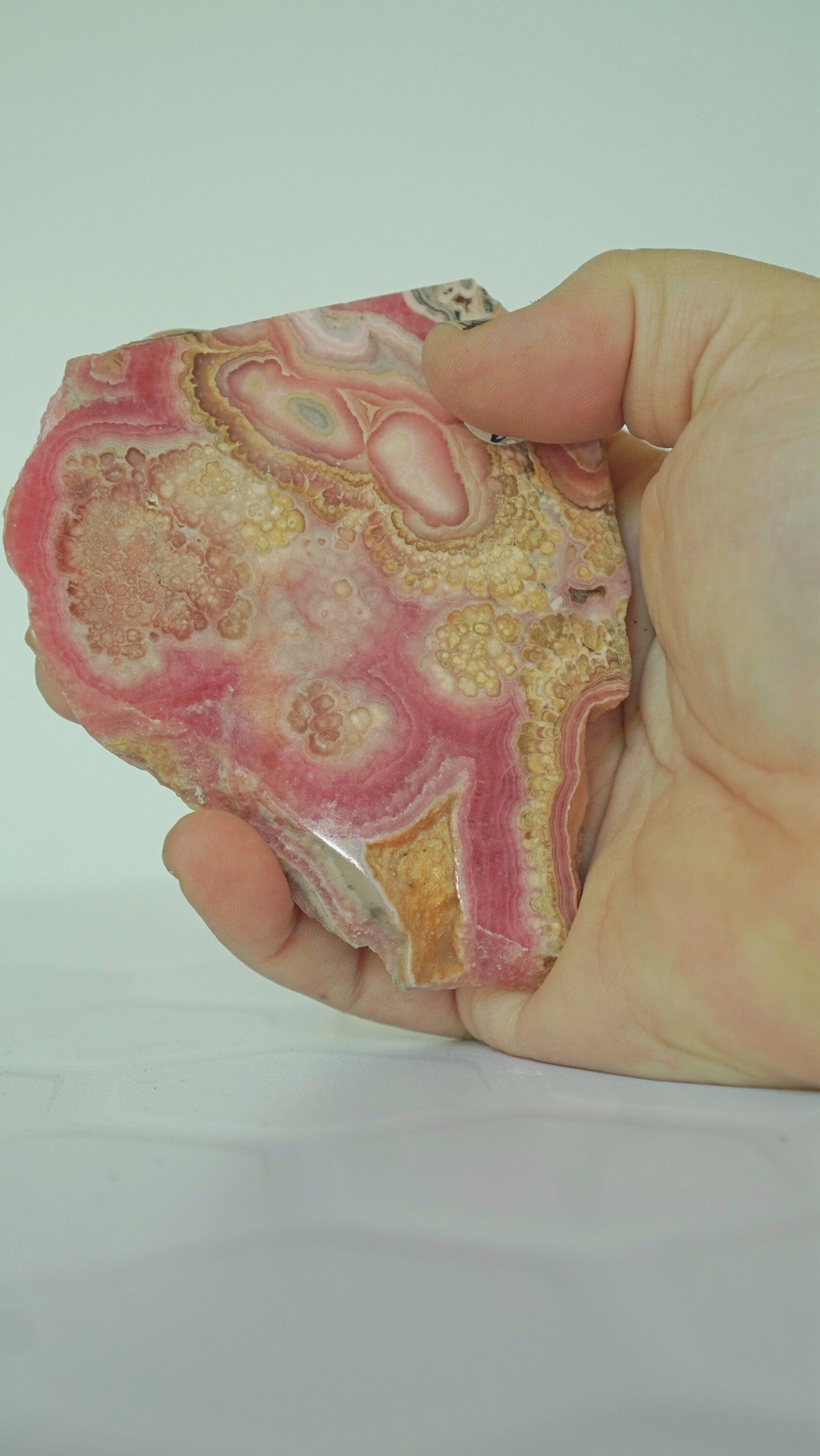High Quality Rhodochrosite Slab