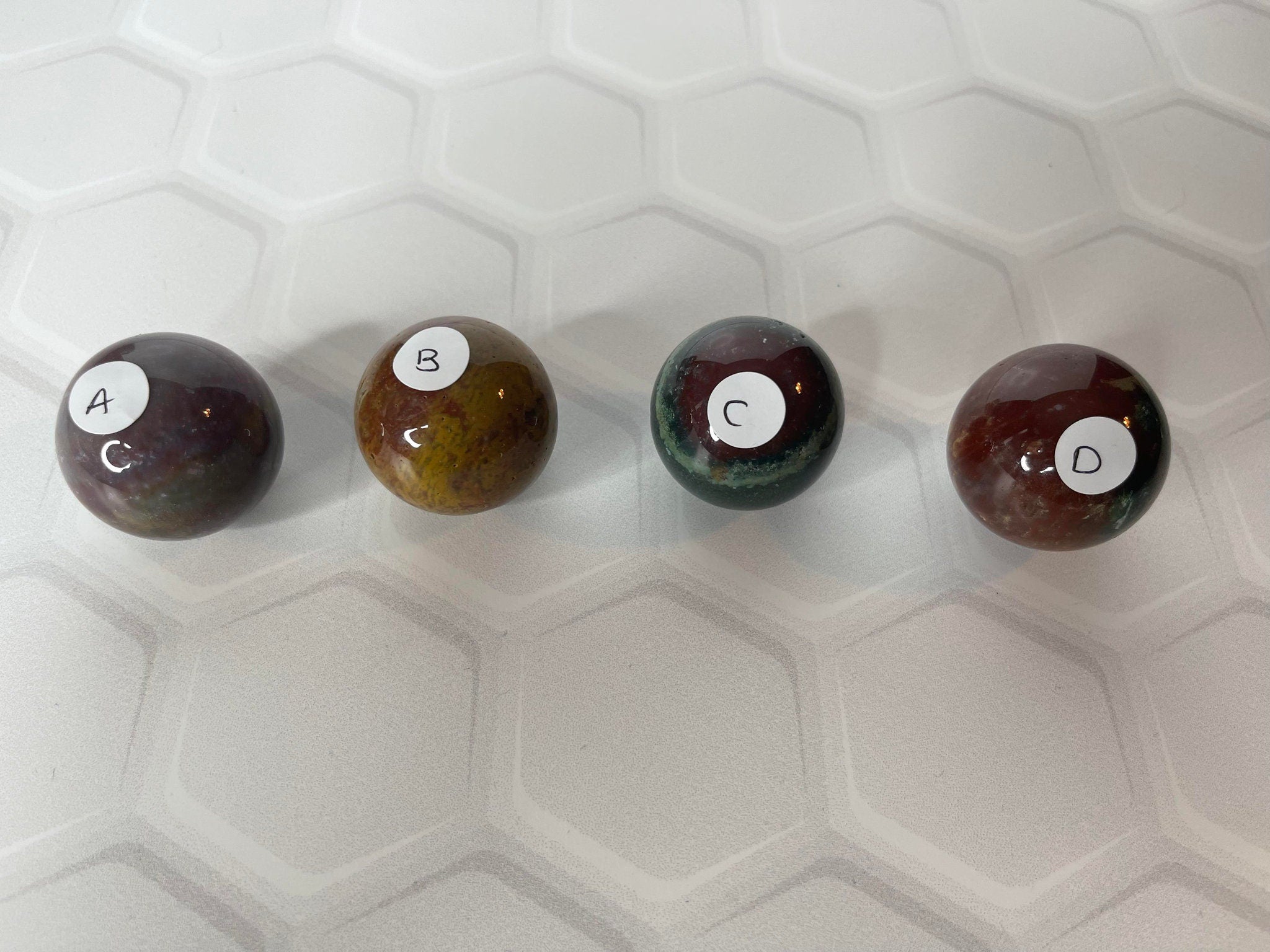 Mini Ocean Jasper Spheres