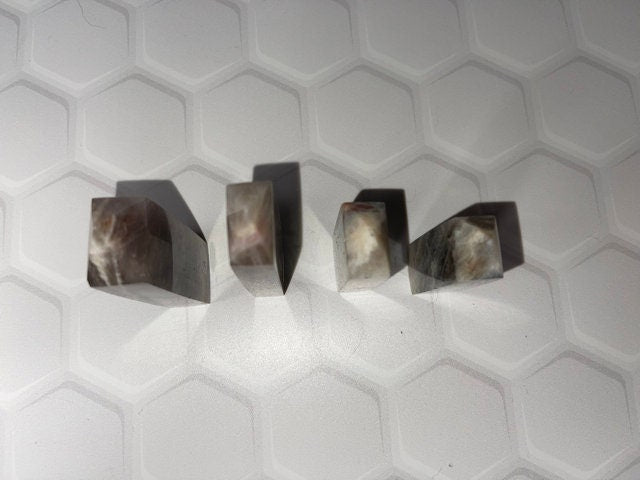 Stunning Blue Flash Moonstone Crystal Tower Natural Moonstone Healing Crystal Point Polished Moonstone Stone