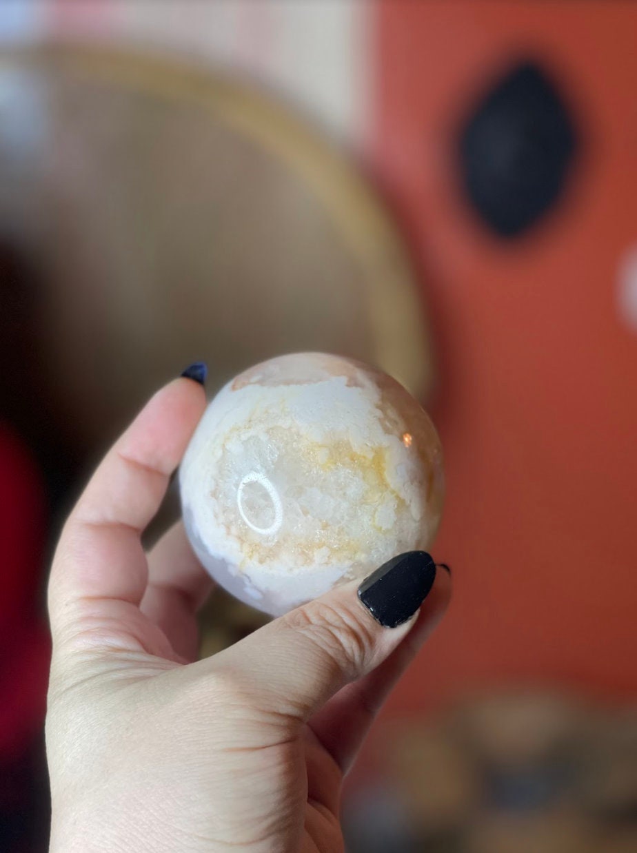 Druzy Pink Amethyst Agate Crystal Sphere, Healing Sphere, Crystal Sphere, Chakra Healing, Reiki Healing Altar Calm Trust Grace