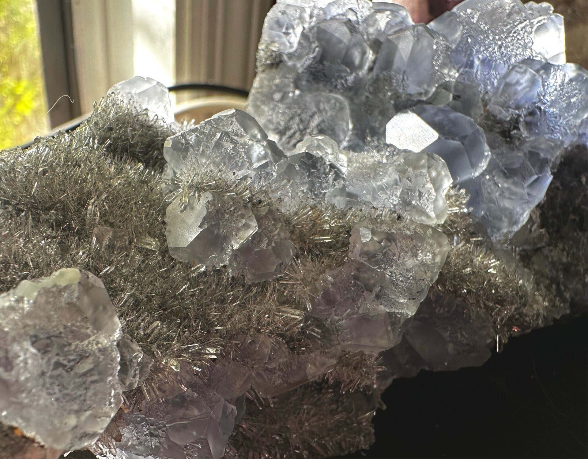 Fluorite Quartz Crystal Cluster Fluorite Specimen Crystal Points Fugian Gorgeous High Quality Healing Altar Reiki Feng Shui