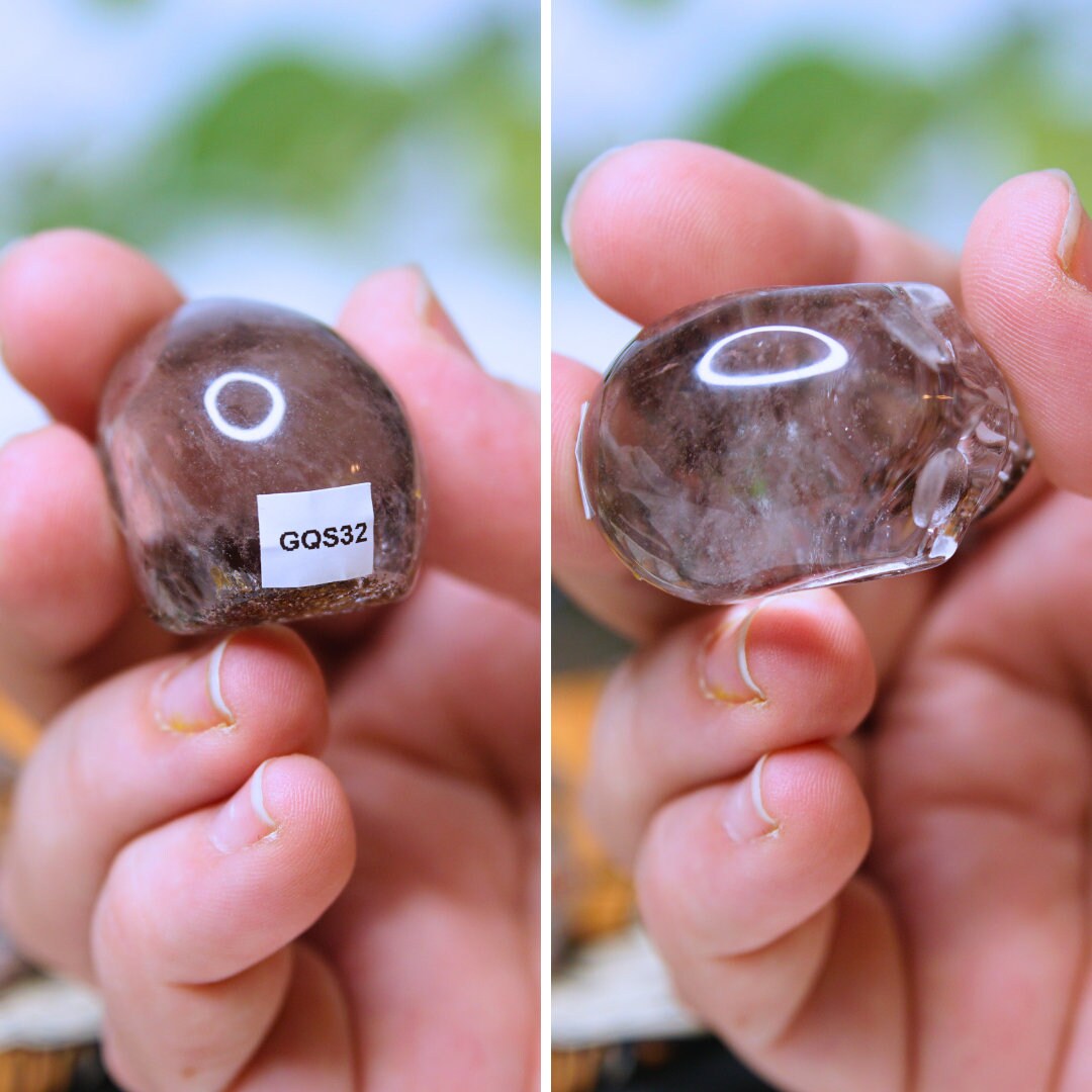 Garden Quartz Skulls Lodolite With Inclusions Crystal Carving