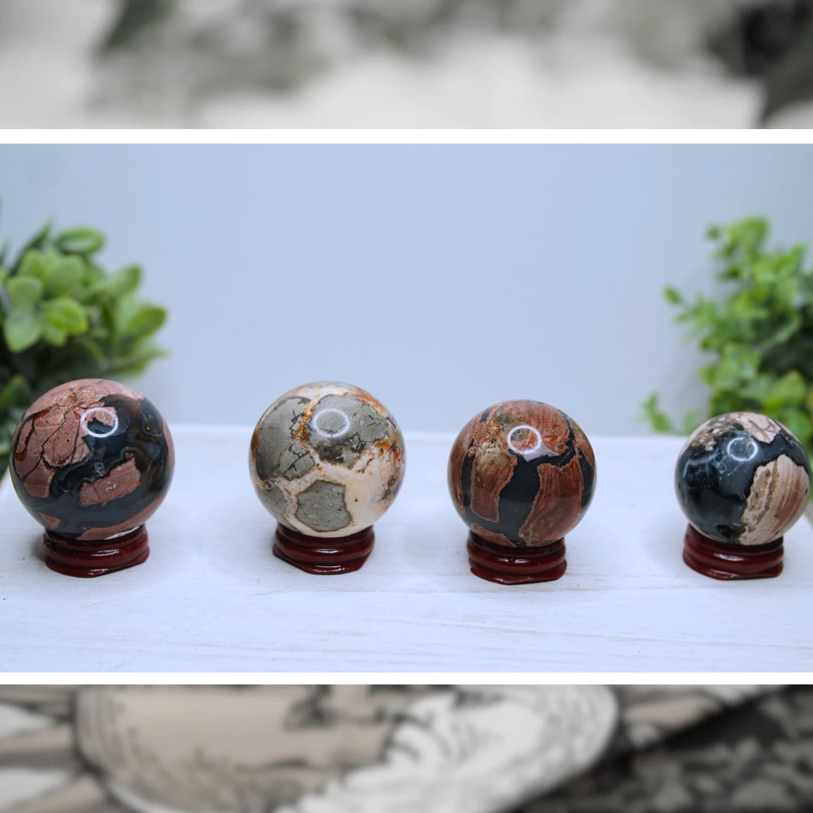 Football Agate Sphere Crystal Carving