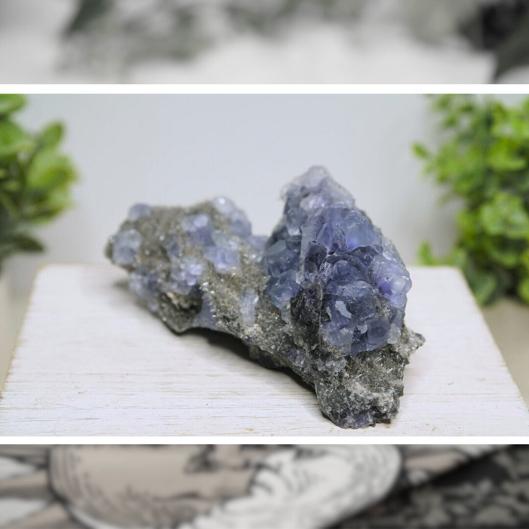 Fluorite Quartz Crystal Cluster Fluorite Specimen Crystal Points Fugian Gorgeous High Quality Healing Altar Reiki Feng Shui