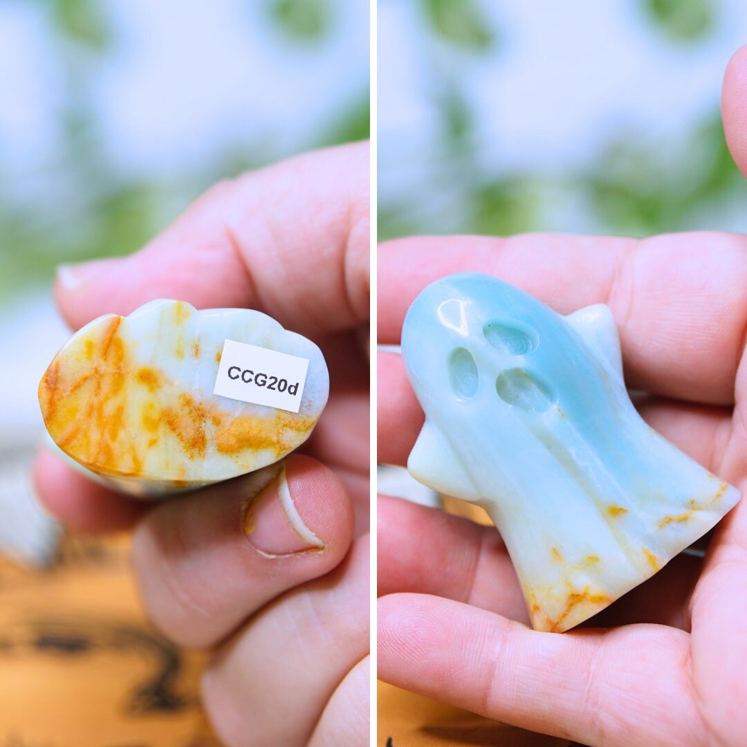 Caribbean Calcite Sky Blue Calcite Ghost Crystal Carving