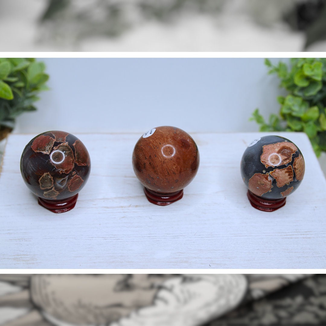Large Football Agate Sphere Crystal Carving