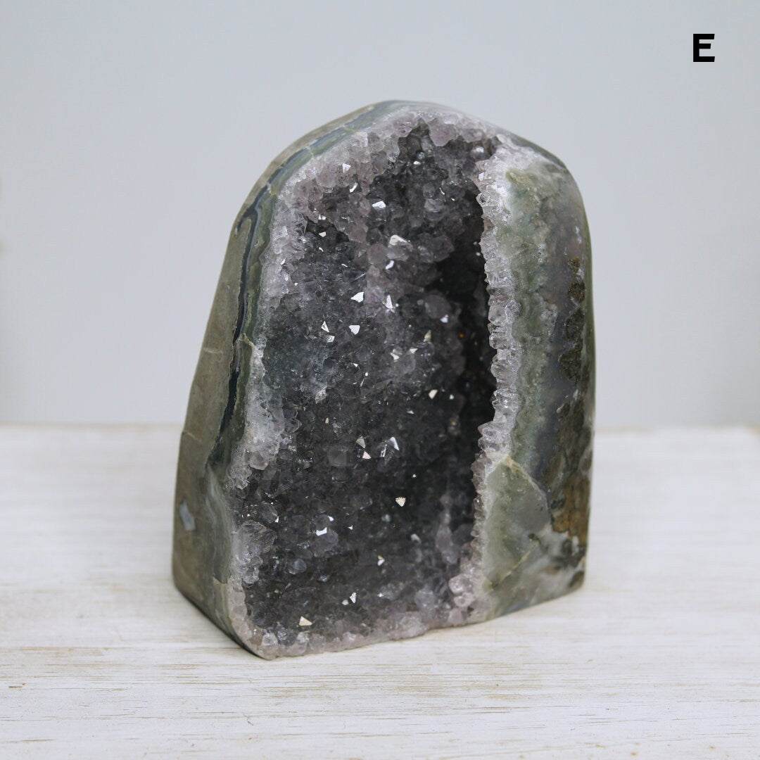 Large BLACK Amethyst Cluster Crystal With Matrix Base, Energy Healing Amethyst, Reiki Crystal Feng Shui Altar Home Decor Office